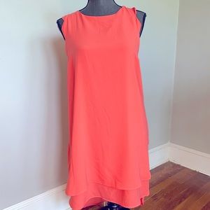 Coral Flowy Dress